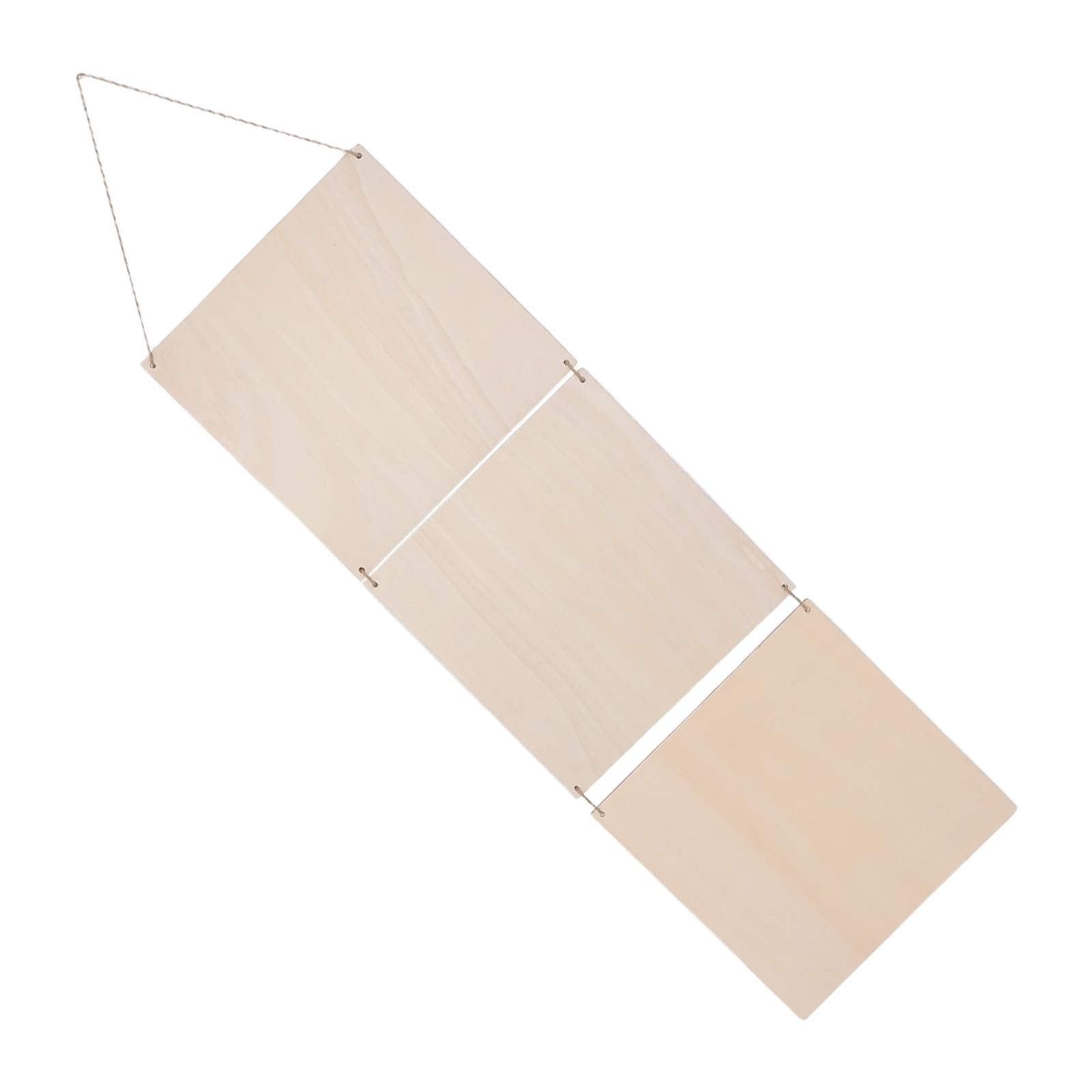 Art And Craft For Nursery - Leere Holz-Hängeschilder, Unbehandelte Rechteckige Holzplaketten für