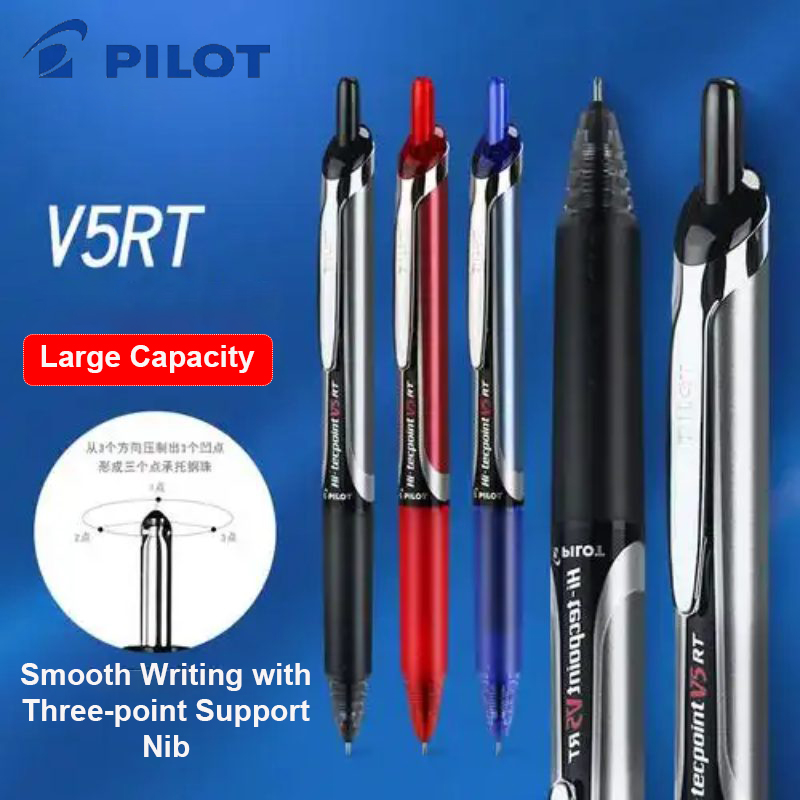 Pilot Pen V5 - Pilot Precise V5 RT Gelschreiber Dreipunkt-Stützspitze