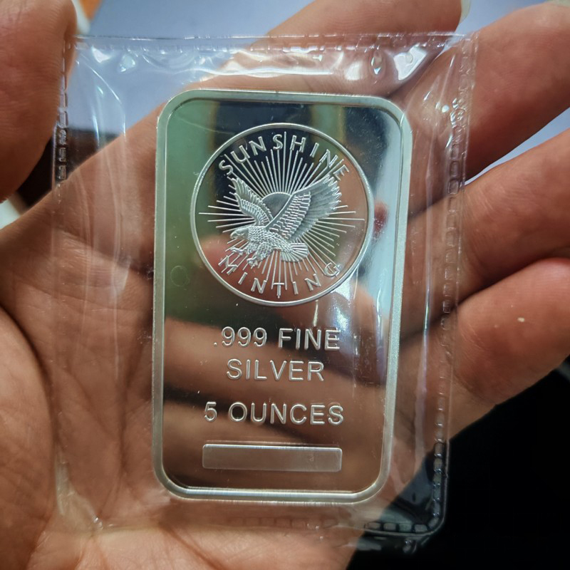 Art Craft Bar - 5 Oz Sunshine Minting Silberbarren US