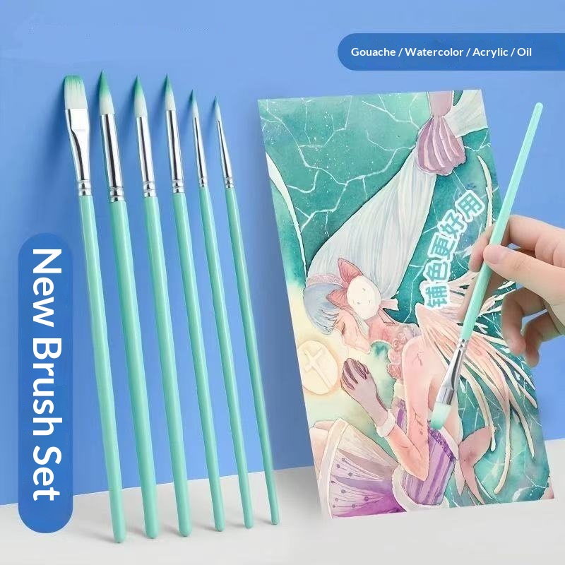 6-teiliges Set Nylonhaar-Aquar – Gouache Paint Set Bewertung und Preis