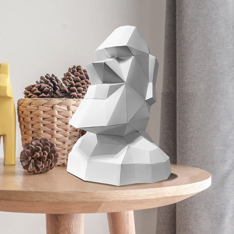 Großes Osterinsel-Moai-Dekor f – Art Craft Cardboard Bewertung und Preis