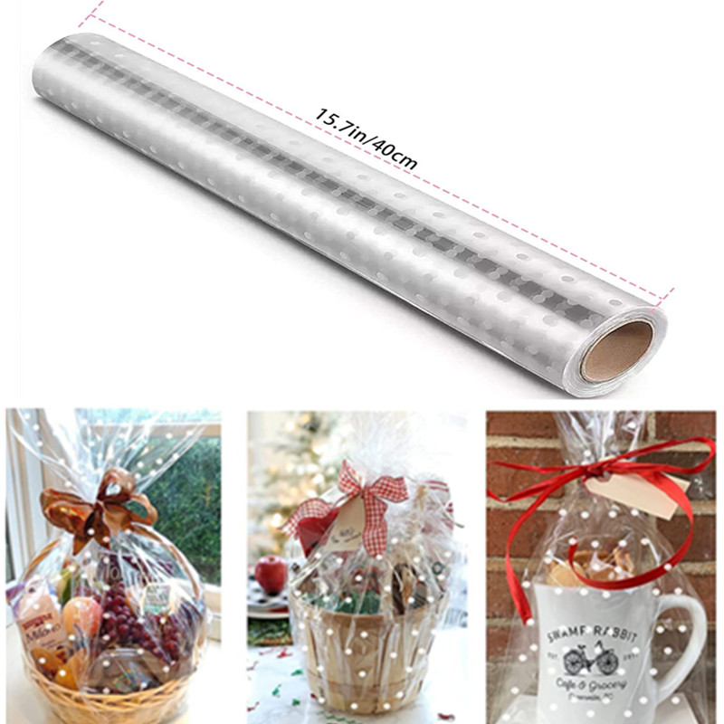 Weiße Punkte Zellophan beutel, – School Of Art X Craft Bewertung und Preis
