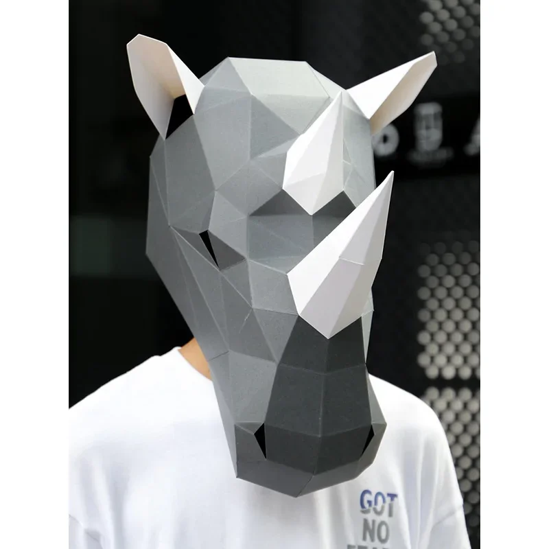 Nashorn-Kopfmaske für Erwachse – Art Craft Cardboard Bewertung und Preis
