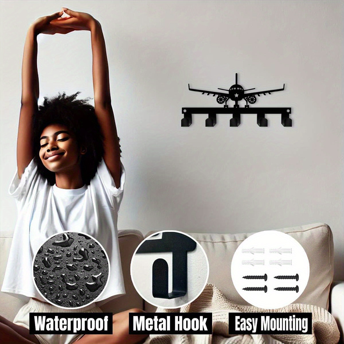 CIFBUY Flugzeug-Metall-Wandkun – Art Craft Bar Bewertung und Preis